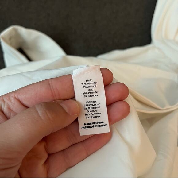 Cinq Á Sept Desiree Bandage Bridal Mini Dress In Ivory - Picture 12 of 14